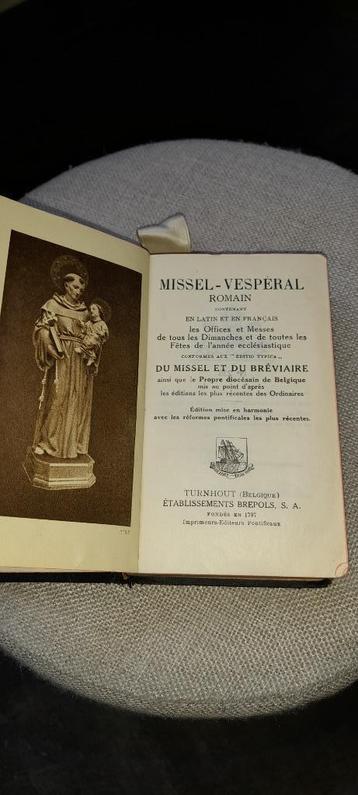 Missel vesperal romain, Enlèvement, Utilisé, Christianisme | Catholique