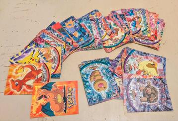 68 Pokemon Topps kaarten EN/FR 1999 beschikbaar voor biedingen