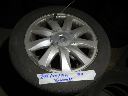 Banden +licht metalen velg  4x 205x55 R 16 Renault Senic, Auto-onderdelen, Overige Auto-onderdelen, Renault, Gebruikt, Ophalen of Verzenden
