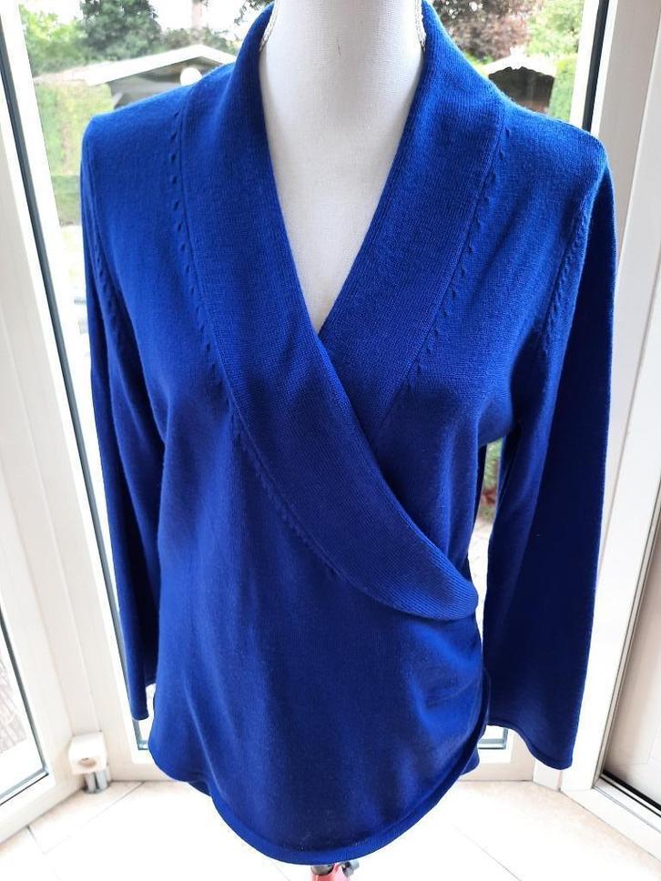 Charmante trui MAYERLINE - L, Kleding | Dames, Truien en Vesten, Zo goed als nieuw, Maat 42/44 (L), Blauw, Ophalen of Verzenden
