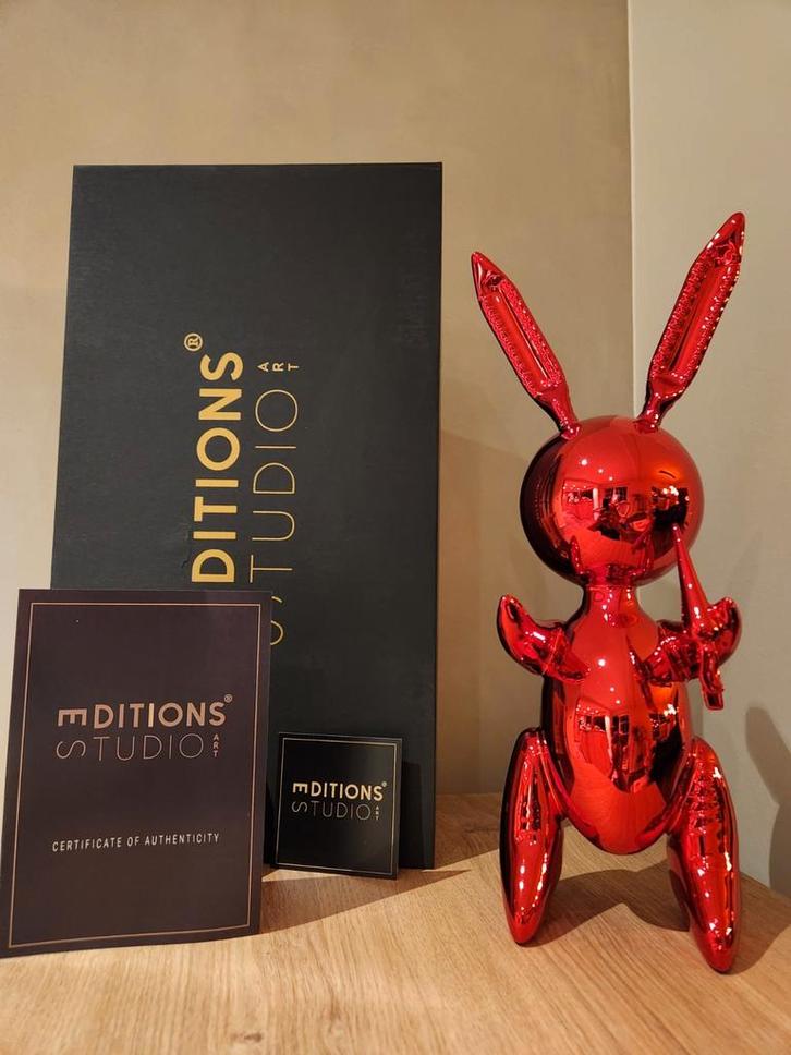 Jeff Koons (After) - Balloon Rabbit XL Red, Antiek en Kunst, Kunst | Designobjecten, Ophalen of Verzenden