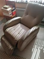 electrische relaxzetel zo goed als nieuw, leer., Huis en Inrichting, Klassiek, Ophalen of Verzenden, Zo goed als nieuw, 75 tot 100 cm