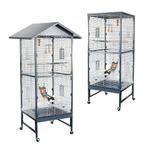 Montana Casa 60 met 2 daken nu showmodel nu met 100€ korting, Dieren en Toebehoren, Ophalen, Zo goed als nieuw, Vogelkooi