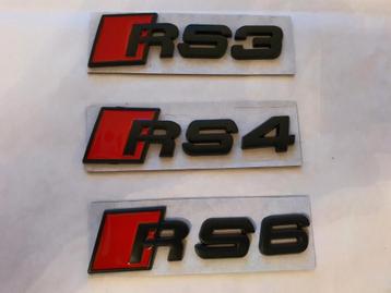 Audi RS3 RS4 RS6 kofferbak logo beschikbaar voor biedingen
