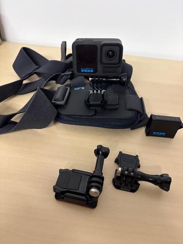 Gopro hero 13 black + extra batterij + en borst gordel  beschikbaar voor biedingen