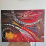 Peinture Masque 80 x 60 cm, Ophalen, 50 tot 75 cm, Nieuw, Schilderij