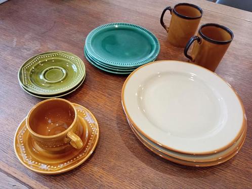 Set vintage serviesgoed dat niet bij elkaar past, Huis en Inrichting, Keuken | Servies, Gebruikt, Overige typen, Overige stijlen