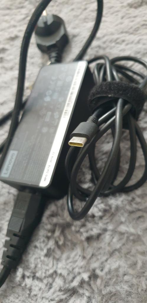 Chargeur USB-C Lenovo 65W, Computers en Software, Laptop-opladers, Nieuw, Ophalen