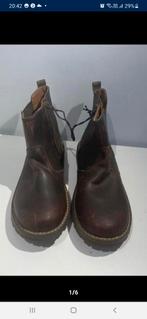 Bottines garçon en vrai cuir taille 35, Kinderen en Baby's, Kinderkleding | Schoenen en Sokken, Ophalen, Jongen