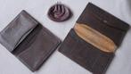 Set van 2 zeer oude portefeuilles + 1 vintage portemonnee, Ophalen