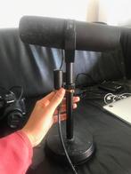 Shure SM7B dynamische microfoon + adapter te koop, Ophalen of Verzenden, Zo goed als nieuw