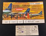 Reis-en bagagebiljet Sabena 1967, Postzegels en Munten, Postzegels | Thematische zegels, Ophalen of Verzenden