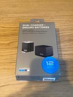 GoPro Dual Charger + 2 Enduro batterijen (nieuw), Ophalen of Verzenden, GoPro