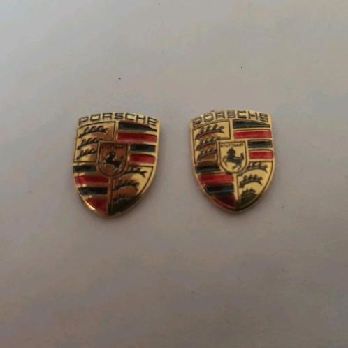 Porsche sleutel logos > +- 12 mm x 9 mm, Auto-onderdelen, Klein materiaal, Porsche, Nieuw, Ophalen of Verzenden