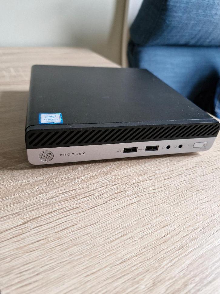 HP ProDesk Mini-pc Intel i5 | 8GB RAM | 240GB SSD, Computers en Software, Desktop Pc's, Zo goed als nieuw, 3 tot 4 Ghz, SSD, 8 GB