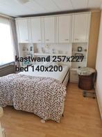 Volledige slaapkamer bed, kast,commode met spiegel kleerkast, Enlèvement