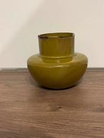 Groene vaas, hoogte 19 cm, breedte 21 cm, Ophalen of Verzenden, Nieuw, Groen, Minder dan 50 cm
