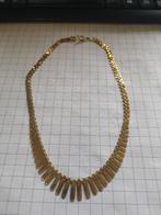 COLLIER 18 CARATS - LAMELLES 46 CM, Bijoux, Sacs & Beauté, Colliers, Or, Enlèvement, Utilisé, Or