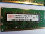 Memory 2 x 2GB Hynix DDR2, Computers en Software, RAM geheugen, 2 GB, Desktop, Gebruikt, Ophalen of Verzenden