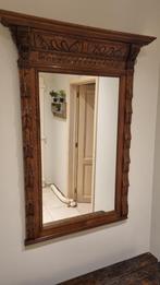 mechelse spiegel, Antiek en Kunst, Antiek | Spiegels, 100 tot 150 cm, 100 tot 150 cm, Rechthoekig, Ophalen