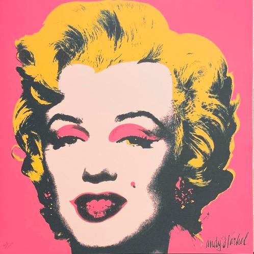 ANDY WARHOL “Marilyn Monroe” After | litho met certificaat, Antiek en Kunst, Kunst | Litho's en Zeefdrukken, Ophalen of Verzenden