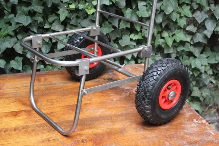 Trolley voor vissers, Watersport en Boten, Hengelsport | Algemeen, Zo goed als nieuw, Overige typen, Ophalen