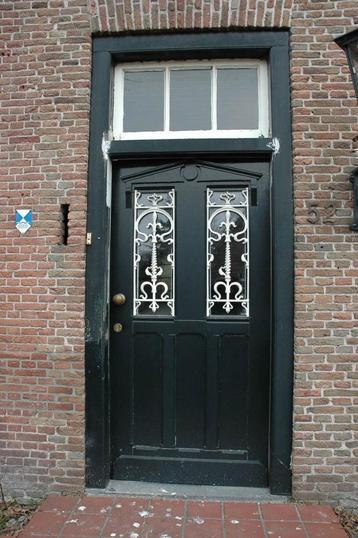 Gietijzeren beugels roosters voor voordeur deur deurroosters, 100 tot 120 cm, Ophalen of Verzenden, Metaal, 200 tot 215 cm