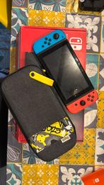 Nintendo switch + extra hori controllers en sd kaart, Ophalen, Zo goed als nieuw, Met 2 controllers, Switch Original