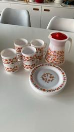 Arcopal France vintage koffieservies bloemen, Ophalen