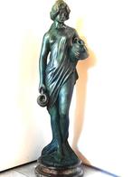 Prachtige oude bronzen standbeeld- 80 cm hoog, Ophalen