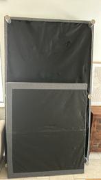 Boxspring 129x200 GRATIS, Huis en Inrichting, Slaapkamer | Boxsprings, Grijs, 120 cm, Gebruikt, Ophalen