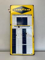 GoodYear banden emaille reclamebord, Verzamelen, Reclamebord, Gebruikt, Ophalen of Verzenden