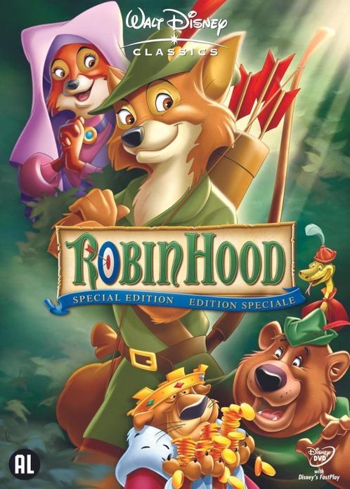 Disney dvd - Robin Hood - special edition, Cd's en Dvd's, Dvd's | Tekenfilms en Animatie, Ophalen of Verzenden