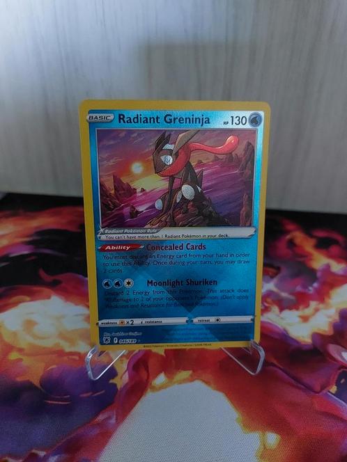 Radiant Greninja ASR 046, Hobby en Vrije tijd, Verzamelkaartspellen | Pokémon, Nieuw, Losse kaart, Foil, Ophalen of Verzenden