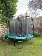 Trampoline Berg Champion 270 Airflow met safety net en hoes, Kinderen en Baby's, Speelgoed | Buiten | Trampolines, Ophalen, Gebruikt