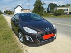 Peugeot 308 CC 1.6 e-HDI 2013, Auto's, Stof, Zwart, 4 cilinders, Particulier