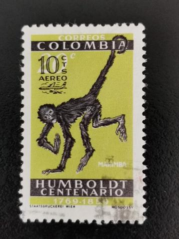 Colombia 1961 - wilde dieren - aap