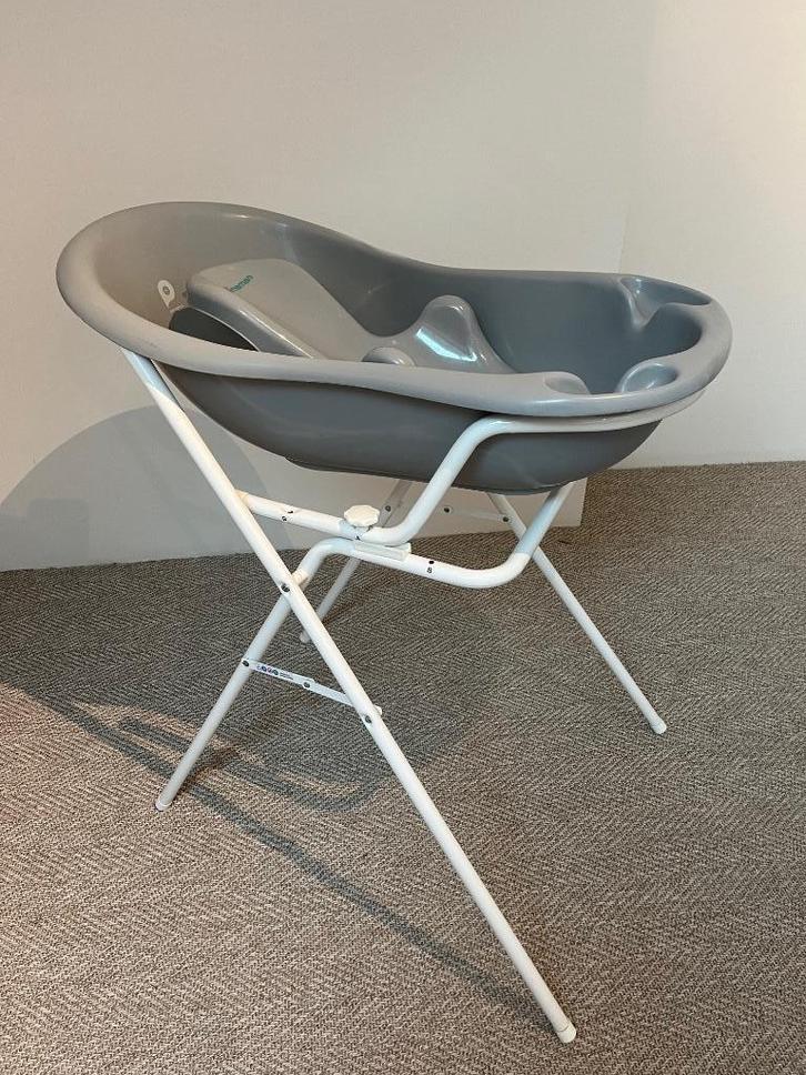 Prémaman babybadje met opvouwbare standaard, Kinderen en Baby's, Badjes en Verzorging, Gebruikt, Badje, Ophalen