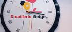 Geëmailleerde klok, Belgische emaillering, Verzamelen, Ophalen of Verzenden
