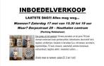 Inboedelverkoop - laatste kans !!!!, Ophalen