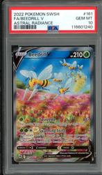 Beedrill V [FA] PSA 10 - 161/189 - Astral Radiance 2022, Hobby en Vrije tijd, Verzamelkaartspellen | Pokémon, Ophalen of Verzenden