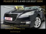 PEUGEOT 508 1.6 HDI 115 ‼️GARANTIE 1 AN CTOK‼️, Voorwielaandrijving, Stof, Zwart, 4 cilinders