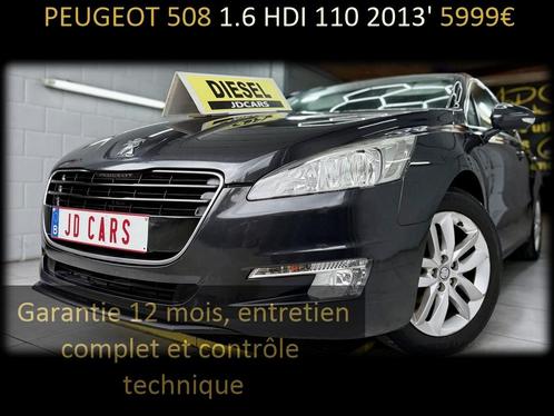 PEUGEOT 508 1.6 HDI 115 ‼️GARANTIE 1 AN CTOK‼️, Auto's, Peugeot, Bedrijf, Te koop, ABS, Airbags, Airconditioning, Alarm, Bluetooth
