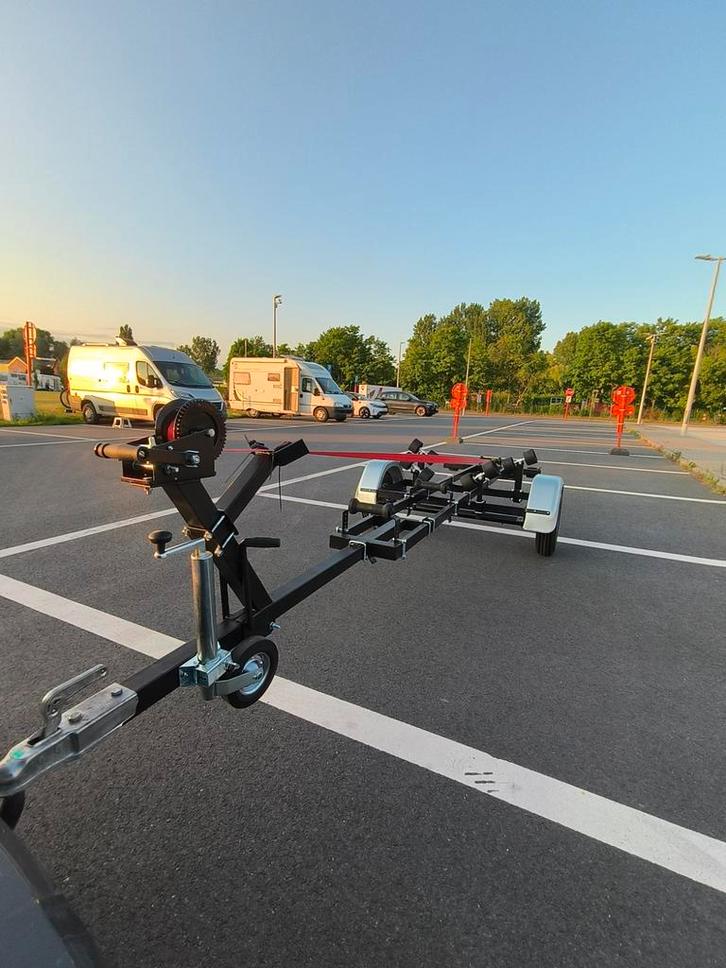 Boottrailer ongeremd + projectboot vega 405, Watersport en Boten, Boottrailers, Zo goed als nieuw, Ophalen