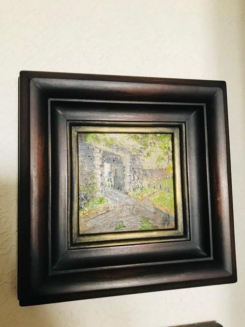 6 verschillende schilderijtjes op hout van Jef Coussemen, Antiek en Kunst, Kunst | Schilderijen | Klassiek, Ophalen of Verzenden