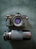 Canon AE1 zwart, Canon FD 50mm en FD 70-210mm lenzen, Audio, Tv en Foto, Ophalen of Verzenden, Zo goed als nieuw, Spiegelreflex