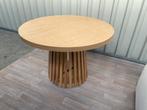 Uitschuifbare eettafel japandi naturel eik NIEUW, Ophalen, Nieuw, Ovaal