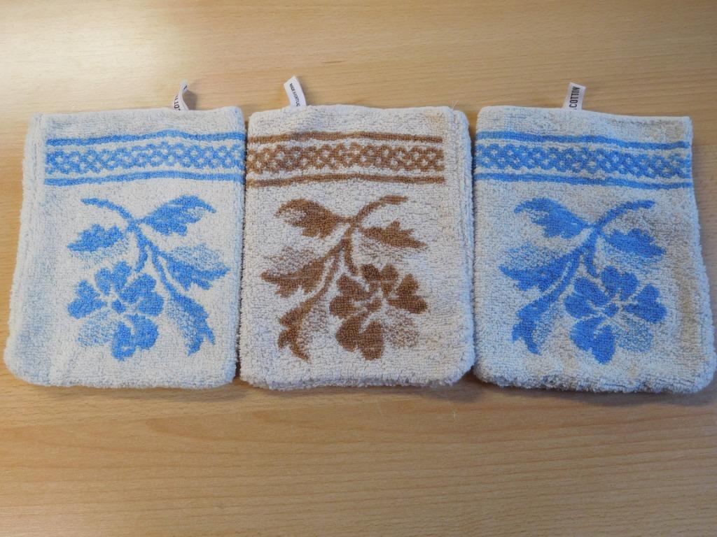 3 gants de toilette, Enlèvement ou Envoi, Neuf, Beige