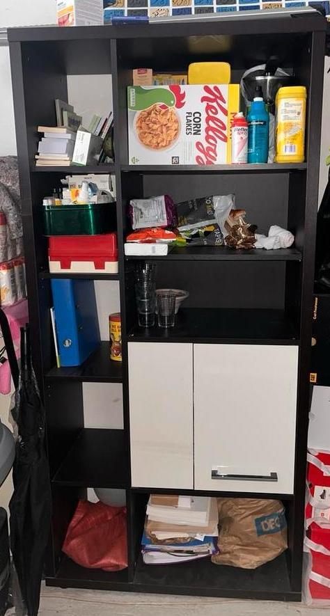 SET de Meuble Gauthier noir et blanc, Maison & Meubles, Armoires | Étagères, Utilisé, Enlèvement