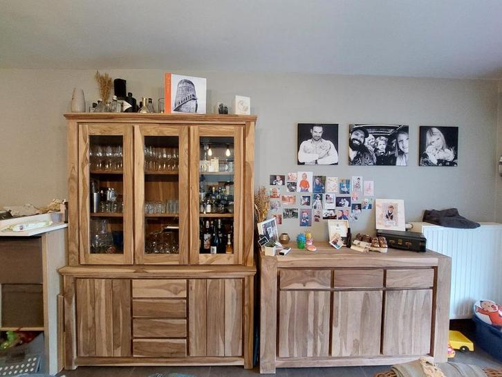 Buffet en dressoir kast, Huis en Inrichting, Kasten | Dressoirs, Zo goed als nieuw, Met lade(s), Met deur(en), Met plank(en), Ophalen